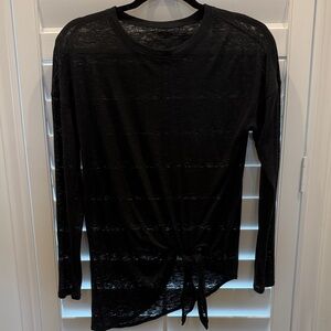 lululemon athletica Black Long Sleeve Tee